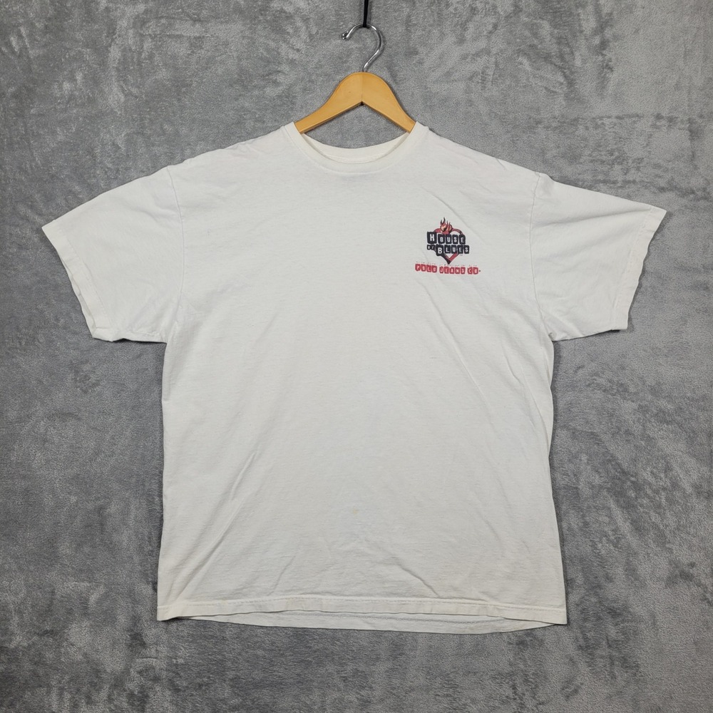 Polo Jeans T-Shirt Mens XL White House of Blues Ralph Lauren Graphic Tee USA
